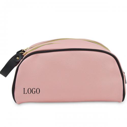 Double Zipper Cosmetic Bag